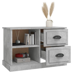 vidaXL TV Cabinet Concrete Grey 73x35.5x47.5 cm Engineered Wood 5