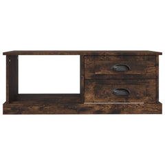 vidaXL Coffee Table Smoked Oak 90x50x35 cm Engineered Wood 6