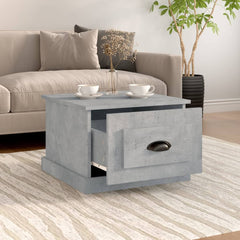vidaXL Coffee Table Concrete Grey 50x50x35 cm Engineered Wood 3