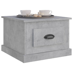 vidaXL Coffee Table Concrete Grey 50x50x35 cm Engineered Wood 4