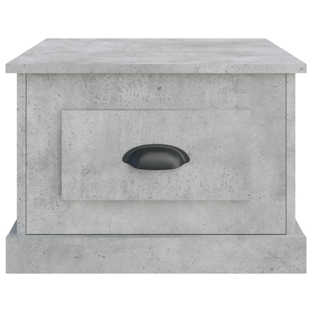 vidaXL Coffee Table Concrete Grey 50x50x35 cm Engineered Wood 6
