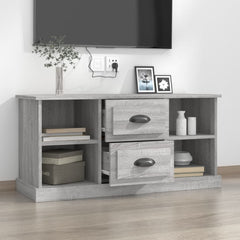 vidaXL TV Cabinet Grey Sonoma 99.5x35.5x48 cm Engineered Wood 3