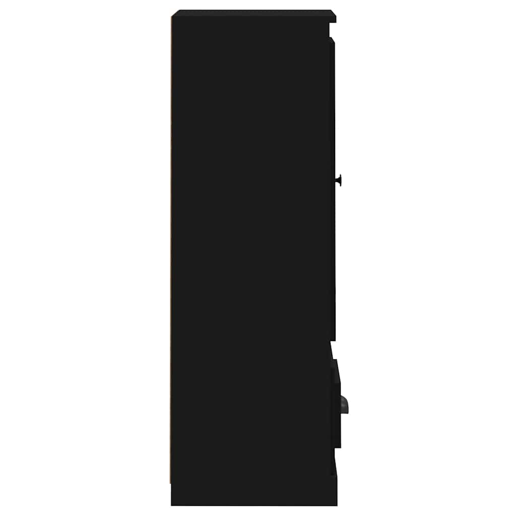 vidaXL Highboard Black 36x35.5x103.5 cm Engineered Wood 6