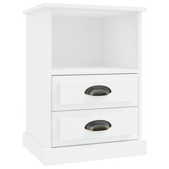 vidaXL Bedside Cabinet White 43x36x60 cm 2