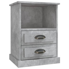 vidaXL Bedside Cabinets 2 pcs Concrete Grey 43x36x60 cm 6