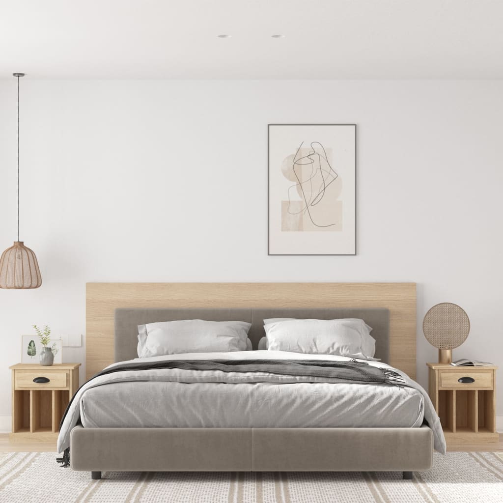 vidaXL Bedside Cabinets 43x36x50 cm