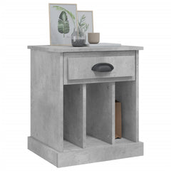 vidaXL Bedside Cabinets 2 pcs Concrete Grey 43x36x50 cm 4