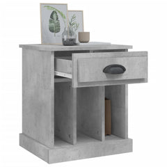 vidaXL Bedside Cabinets 2 pcs Concrete Grey 43x36x50 cm 5