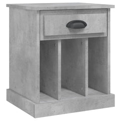 vidaXL Bedside Cabinets 2 pcs Concrete Grey 43x36x50 cm 6