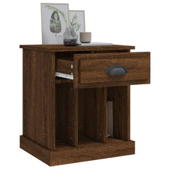 vidaXL Bedside Cabinets 2 pcs Brown Oak 43x36x50 cm 5