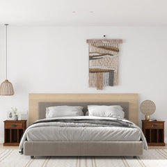 vidaXL Bedside Cabinets 2 pcs Brown Oak 43x36x50 cm 1