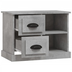 vidaXL Bedside Cabinet Concrete Grey 60x35.5x45 cm 6