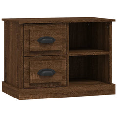 vidaXL Bedside Cabinet Brown Oak 60x35.5x45 cm 2