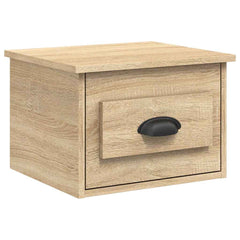 vidaXL Wall-mounted Bedside Cabinets 2 pcs Sonoma Oak 41.5x36x28cm 5