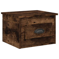 vidaXL Wall-mounted Bedside Cabinets 2 pcs Smoked Oak 41.5x36x28cm 5