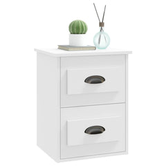 vidaXL Wall-mounted Bedside Cabinets 2 pcs White 41.5x36x53cm 5
