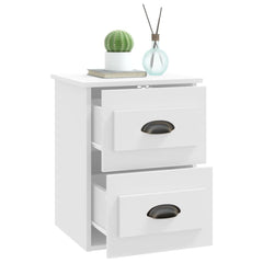 vidaXL Wall-mounted Bedside Cabinets 2 pcs White 41.5x36x53cm 6