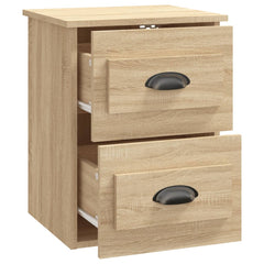 vidaXL Wall-mounted Bedside Cabinet Sonoma Oak 41.5x36x53cm 6