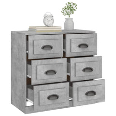 vidaXL Sideboard Concrete Grey 70x35.5x67.5 cm Engineered Wood 5