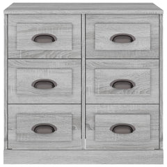 vidaXL Sideboard Grey Sonoma 70x35.5x67.5 cm Engineered Wood 6