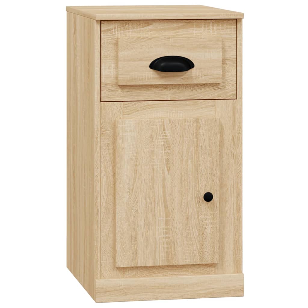 vidaXL Side Cabinet with Drawer Sonoma Oak 40x50x75 cm Engineered Wood 2