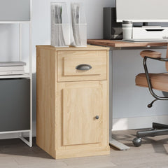 vidaXL Side Cabinet with Drawer Sonoma Oak 40x50x75 cm Engineered Wood 1