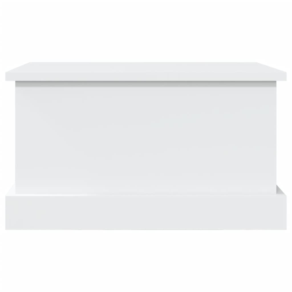 vidaXL Storage Box White 50x30x28 cm Engineered Wood 5