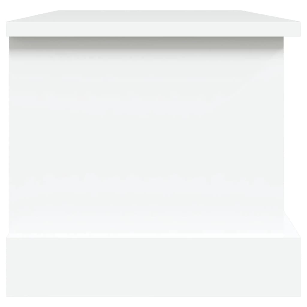 vidaXL Storage Box White 50x30x28 cm Engineered Wood 6