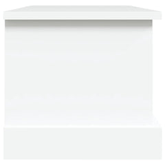 vidaXL Storage Box White 50x30x28 cm Engineered Wood 6