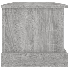 vidaXL Storage Box Grey Sonoma 50x30x28 cm Engineered Wood 6