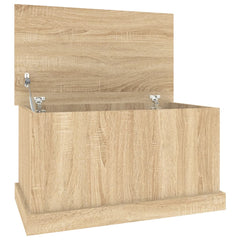 vidaXL Storage Box Sonoma Oak 70x40x38 cm Engineered Wood 2