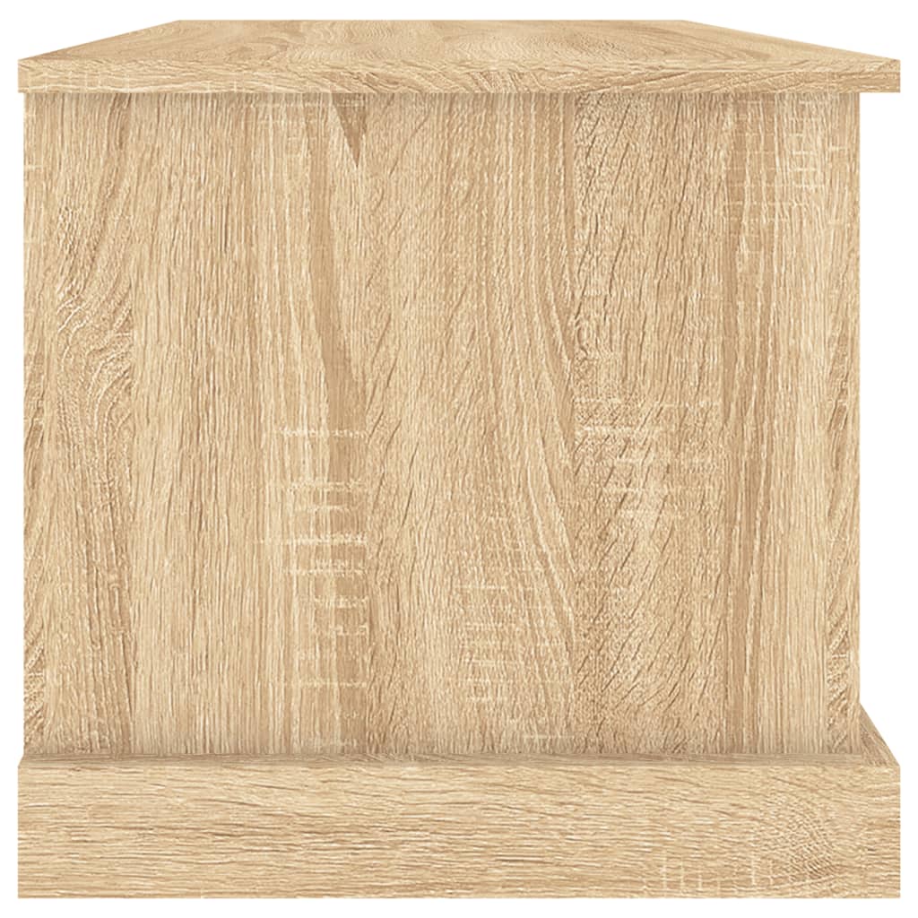 vidaXL Storage Box Sonoma Oak 70x40x38 cm Engineered Wood 6