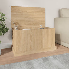 vidaXL Storage Box Sonoma Oak 70x40x38 cm Engineered Wood 1