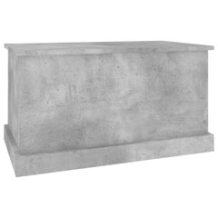 vidaXL Storage Box Concrete Grey 70x40x38 cm Engineered Wood 4