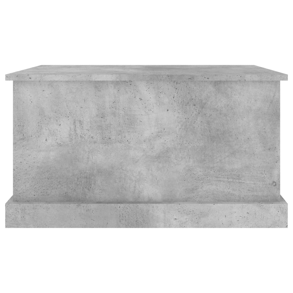 vidaXL Storage Box Concrete Grey 70x40x38 cm Engineered Wood 5