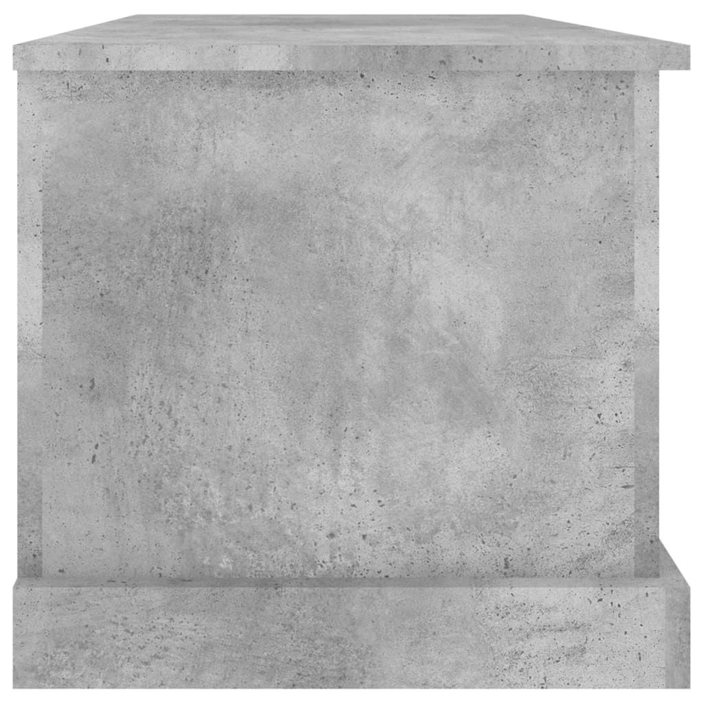 vidaXL Storage Box Concrete Grey 70x40x38 cm Engineered Wood 6