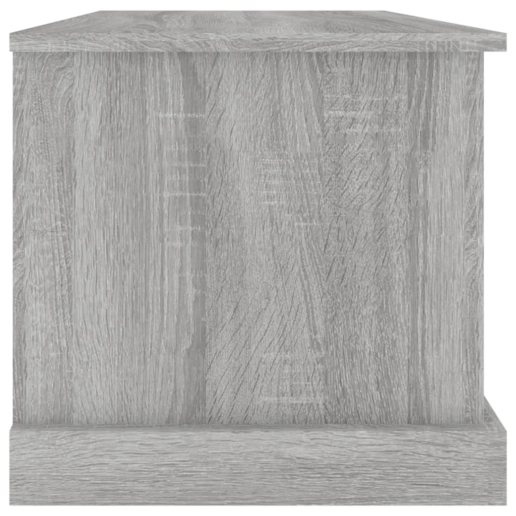 vidaXL Storage Box Grey Sonoma 70x40x38 cm Engineered Wood 6