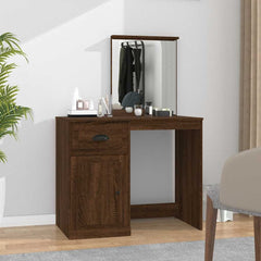 Dressing Table in Brown Oak