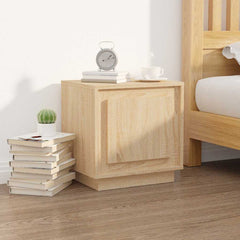 vidaXL Bedside Cabinets 2 pcs Sonoma Oak 44x35x45 cm Engineered Wood 3