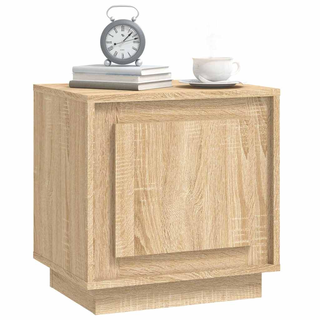 vidaXL Bedside Cabinets 2 pcs Sonoma Oak 44x35x45 cm Engineered Wood 4