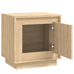 vidaXL Bedside Cabinets 2 pcs Sonoma Oak 44x35x45 cm Engineered Wood 6