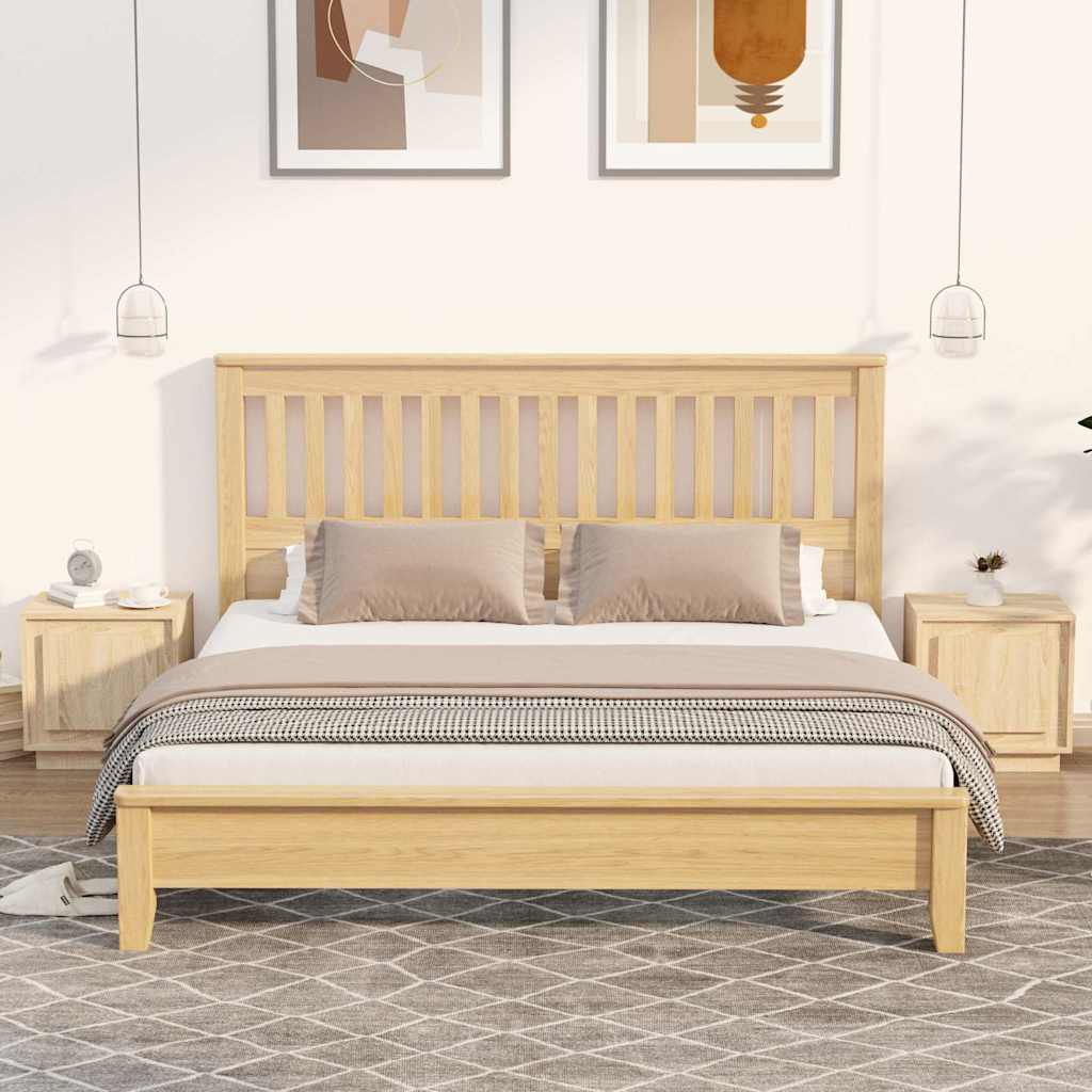 vidaXL Bedside Cabinets 2 pcs Sonoma Oak 44x35x45 cm Engineered Wood 1