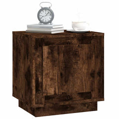 vidaXL Bedside Cabinets 2 pcs Smoked Oak 44x35x45 cm Engineered Wood 4