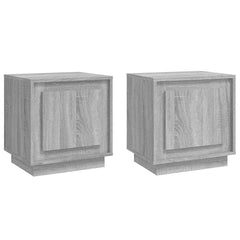 vidaXL Bedside Cabinets 2 pcs Grey Sonoma 44x35x45 cm Engineered Wood 2