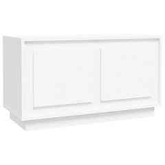 vidaXL TV Cabinet | White | Engineered Wood | 80x35x45 cm | TV Cabinet 2