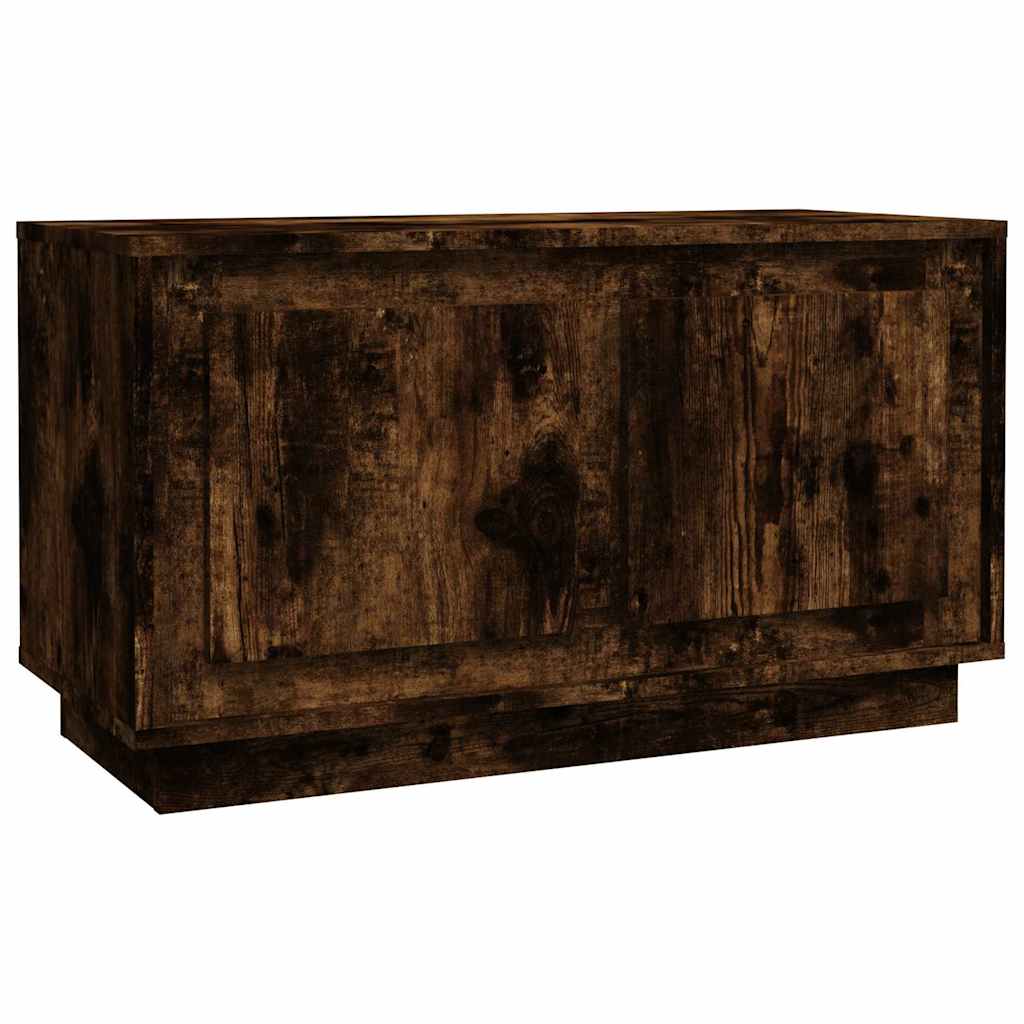 vidaXL TV Cabinet | Smoked Oak | Engineered Wood | Compact | TV Cabinet 2