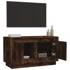 vidaXL TV Cabinet | Smoked Oak | Engineered Wood | Compact | TV Cabinet 5