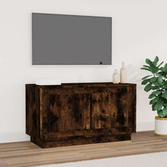 vidaXL TV Cabinet | Smoked Oak | Engineered Wood | Compact | TV Cabinet 1