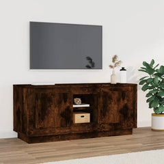 vidaXL TV Cabinet Smoked Oak 102x35x45 cm Engineered Wood 1