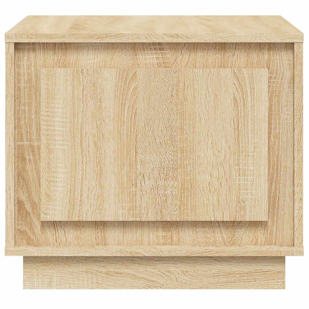 vidaXL Coffee Table Sonoma Oak 51x50x44 cm Engineered Wood 5